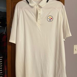 Steelers On field Apparel Nike Dri Fit Golf Polo